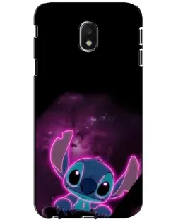 Чехол для Samsung Galaxy J3 2017 (J330FN EU) с картинкой «Неоновый Stitch»