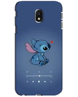 Чехол для Samsung Galaxy J3 2017 (J330FN EU) с картинкой «Музыкальный Stitch»