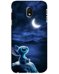 Чехол для Samsung Galaxy J3 2017 (J330FN EU) с картинкой «Лунная ночь Стича»