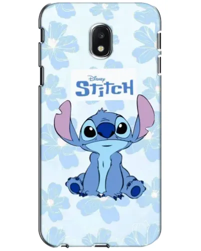 Чехол для Samsung Galaxy J3 2017 (J330FN EU) с картинкой «Stitch среди цветов»