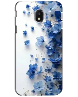 Чехол для Samsung Galaxy J3 2017 (J330FN EU) с картинкой «Голубой цветочный каскад» Чехол для Samsung Galaxy J3 2017 (J330FN EU) с картинкой «Голубой цветочный каскад»