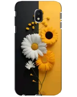 Чехол для Samsung Galaxy J3 2017 (J330FN EU) с картинкой «Подсолнух и ромашка» Чехол для Samsung Galaxy J3 2017 (J330FN EU) с картинкой «Подсолнух и ромашка»