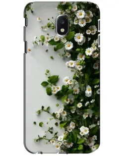 Чехол для Samsung Galaxy J3 2017 (J330FN EU) с картинкой «Ветка мелких белых цветов» Чехол для Samsung Galaxy J3 2017 (J330FN EU) с картинкой «Ветка мелких белых цветов»