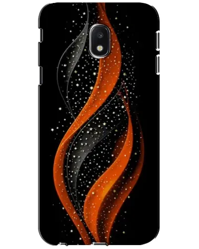 Чехол для Samsung Galaxy J3 2017 (J330FN EU) с картинкой «Огненная звездная волна»