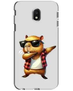 Чехол для Samsung Galaxy J3 2017 (J330FN EU) с картинкой «Капибара рэпер даб» Чехол для Samsung Galaxy J3 2017 (J330FN EU) с картинкой «Капибара рэпер даб»