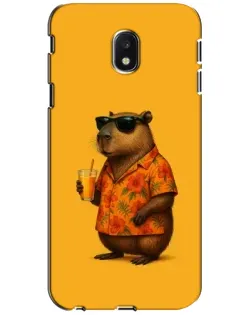 Чехол для Samsung Galaxy J3 2017 (J330FN EU) с картинкой «Капибара на отдыхе» Чехол для Samsung Galaxy J3 2017 (J330FN EU) с картинкой «Капибара на отдыхе»