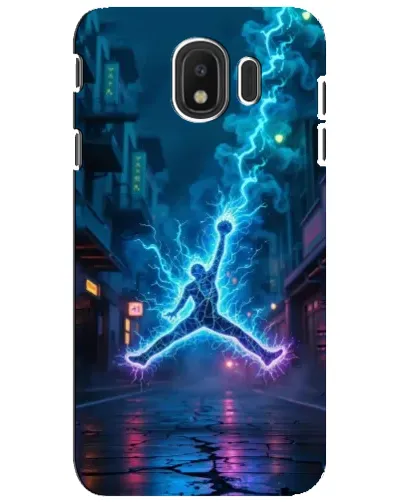 Чехол для Samsung Galaxy J4 2018 (SM-J400F) с картинкой «Jordan Gold Jumpman»