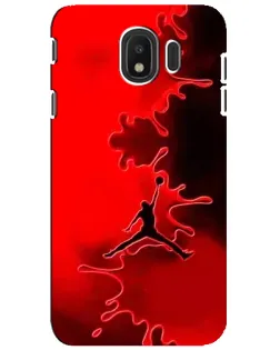 Чехол для Samsung Galaxy J4 2018 (SM-J400F) с картинкой «Jordan Red Smoke»