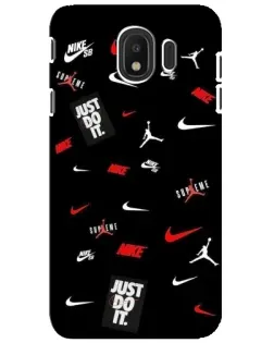Чехол для Samsung Galaxy J4 2018 (SM-J400F) с картинкой «Nike Mix Pattern»