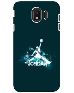Чехол для Samsung Galaxy J4 2018 (SM-J400F) с картинкой «Jordan Blue Fire»