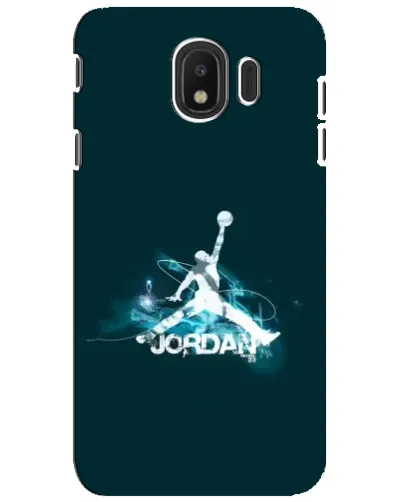Чехол для Samsung Galaxy J4 2018 (SM-J400F) с картинкой «Jordan Blue Fire»