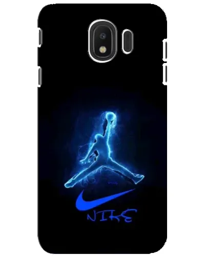 Чехол для Samsung Galaxy J4 2018 (SM-J400F) с картинкой «Jordan Neon Blue»