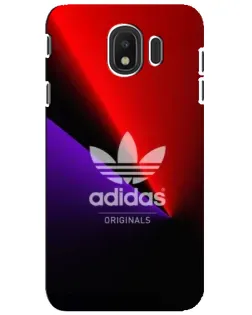 Чехол для Samsung Galaxy J4 2018 (SM-J400F) с картинкой «Adidas Red Neon»