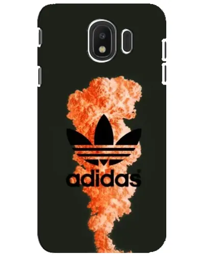 Чехол для Samsung Galaxy J4 2018 (SM-J400F) с картинкой «Оранжевый дым Adidas»