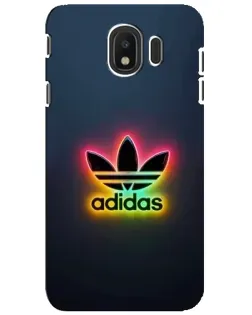 Чехол для Samsung Galaxy J4 2018 (SM-J400F) с картинкой «Неоновый Adidas»