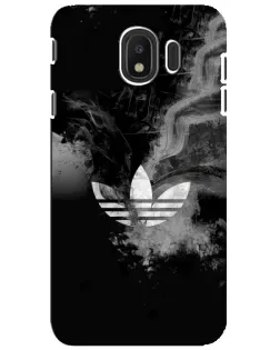 Чехол для Samsung Galaxy J4 2018 (SM-J400F) с картинкой «Абстрактный дым Adidas»