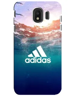 Чехол для Samsung Galaxy J4 2018 (SM-J400F) с картинкой «Океанская глубина адидас»