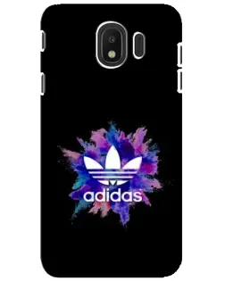 Чехол для Samsung Galaxy J4 2018 (SM-J400F) с картинкой «Взрыв красок Adidas»