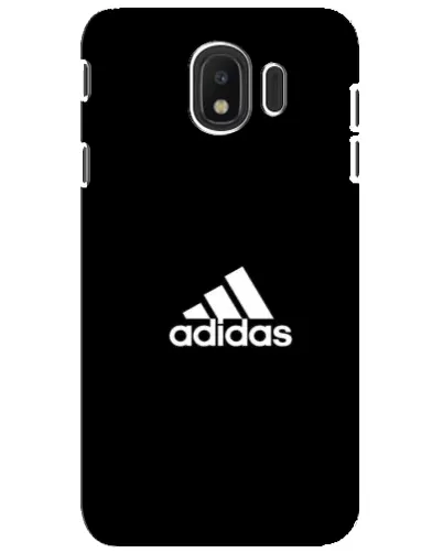 Чехол для Samsung Galaxy J4 2018 (SM-J400F) с картинкой «Черная классика Adidas»