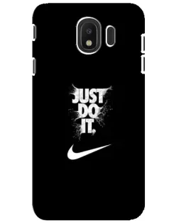 Чехол для Samsung Galaxy J4 2018 (SM-J400F) с картинкой «Текстовый принт Nike» Чехол для Samsung Galaxy J4 2018 (SM-J400F) с картинкой «Текстовый принт Nike»