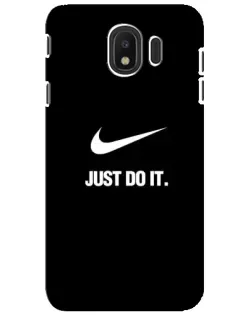 Чехол для Samsung Galaxy J4 2018 (SM-J400F) с картинкой «Классический принт Nike» Чехол для Samsung Galaxy J4 2018 (SM-J400F) с картинкой «Классический принт Nike»