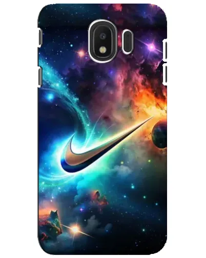 Чехол для Samsung Galaxy J4 2018 (SM-J400F) с картинкой «Космический Nike Swoosh» Чехол для Samsung Galaxy J4 2018 (SM-J400F) с картинкой «Космический Nike Swoosh»
