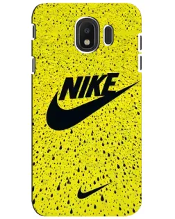 Чехол для Samsung Galaxy J4 2018 (SM-J400F) с картинкой «Желтый текстурный Nike» Чехол для Samsung Galaxy J4 2018 (SM-J400F) с картинкой «Желтый текстурный Nike»