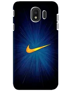 Чехол для Samsung Galaxy J4 2018 (SM-J400F) с картинкой «Синий пульс Nike» Чехол для Samsung Galaxy J4 2018 (SM-J400F) с картинкой «Синий пульс Nike»