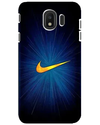Чехол для Samsung Galaxy J4 2018 (SM-J400F) с картинкой «Синий пульс Nike» Чехол для Samsung Galaxy J4 2018 (SM-J400F) с картинкой «Синий пульс Nike»