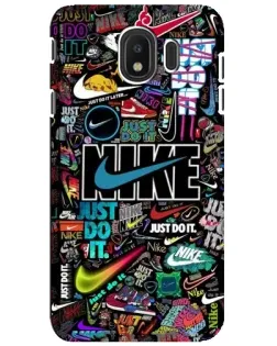Чехол для Samsung Galaxy J4 2018 (SM-J400F) с картинкой «Яркий коллаж Nike» Чехол для Samsung Galaxy J4 2018 (SM-J400F) с картинкой «Яркий коллаж Nike»