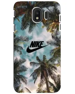 Чехол для Samsung Galaxy J4 2018 (SM-J400F) с картинкой «Тропический принт Nike» Чехол для Samsung Galaxy J4 2018 (SM-J400F) с картинкой «Тропический принт Nike»