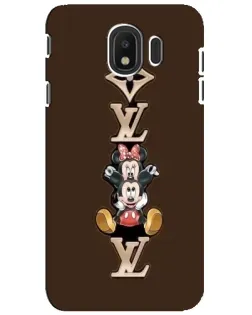 Чехол для Samsung Galaxy J4 2018 (SM-J400F) с картинкой «LV и Микки Маус»