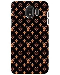 Чехол для Samsung Galaxy J4 2018 (SM-J400F) с картинкой «Золотая монограмма LV»