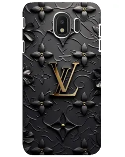 Чехол для Samsung Galaxy J4 2018 (SM-J400F) с картинкой «Кожаная текстура LV»