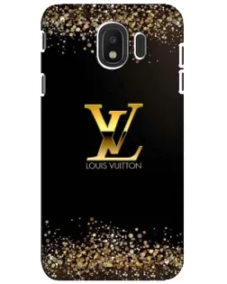 Чехол для Samsung Galaxy J4 2018 (SM-J400F) с картинкой «LV — золотые искры»