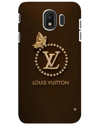 Чехол для Samsung Galaxy J4 2018 (SM-J400F) с картинкой «LV — золотая печать»