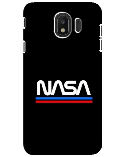 Чехол для Samsung Galaxy J4 2018 (SM-J400F) с картинкой «NASA — классика Red Blue»