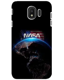 Чехол для Samsung Galaxy J4 2018 (SM-J400F) с картинкой «Земля из космоса NASA»