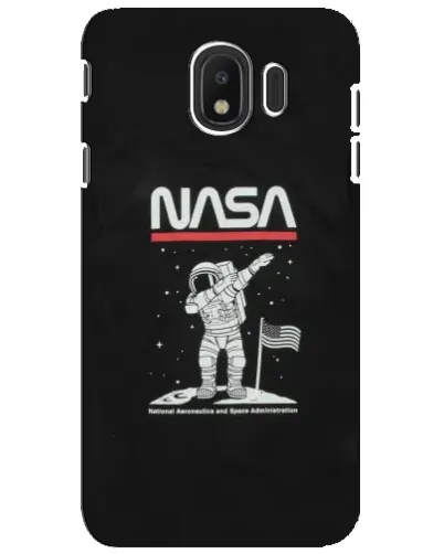 Чехол для Samsung Galaxy J4 2018 (SM-J400F) с картинкой «NASA — шагаем по Луне»