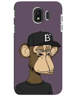 Чехол для Samsung Galaxy J4 2018 (SM-J400F) с картинкой «Bored Ape в кепке»