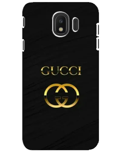 Чехол для Samsung Galaxy J4 2018 (SM-J400F) с картинкой «Золотой логотип Gucci»