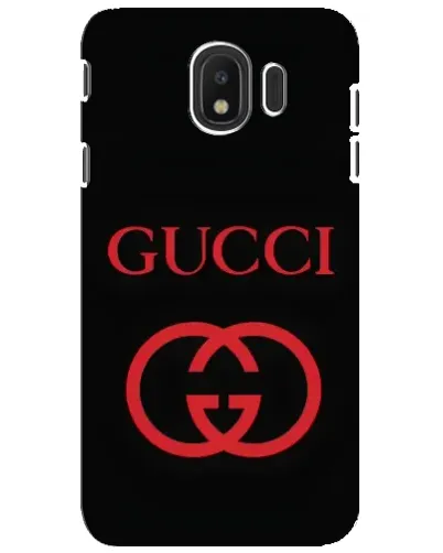 Чехол для Samsung Galaxy J4 2018 (SM-J400F) с картинкой «Gucci — красный логотип»