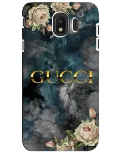 Чехол для Samsung Galaxy J4 2018 (SM-J400F) с картинкой «Абстрактные цветы Gucci»