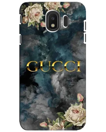 Чехол для Samsung Galaxy J4 2018 (SM-J400F) с картинкой «Абстрактные цветы Gucci»