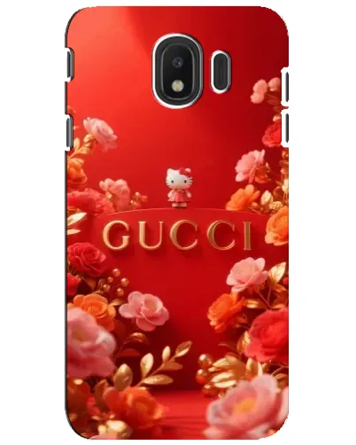Чехол для Samsung Galaxy J4 2018 (SM-J400F) с картинкой «Gucci — золотой сад»