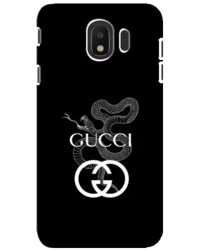 Чехол для Samsung Galaxy J4 2018 (SM-J400F) с картинкой «Gucci — серебряная змея»