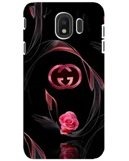 Чехол для Samsung Galaxy J4 2018 (SM-J400F) с картинкой «Gucci — неоновая роза»