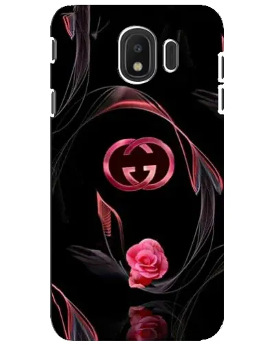 Чехол для Samsung Galaxy J4 2018 (SM-J400F) с картинкой «Gucci — неоновая роза»