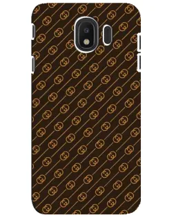 Чехол для Samsung Galaxy J4 2018 (SM-J400F) с картинкой «Gucci — золотые диагонали»