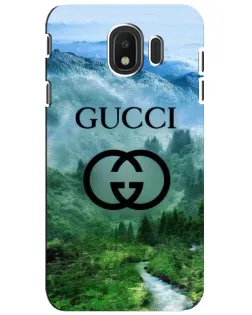 Чехол для Samsung Galaxy J4 2018 (SM-J400F) с картинкой «Gucci — горный пейзаж»